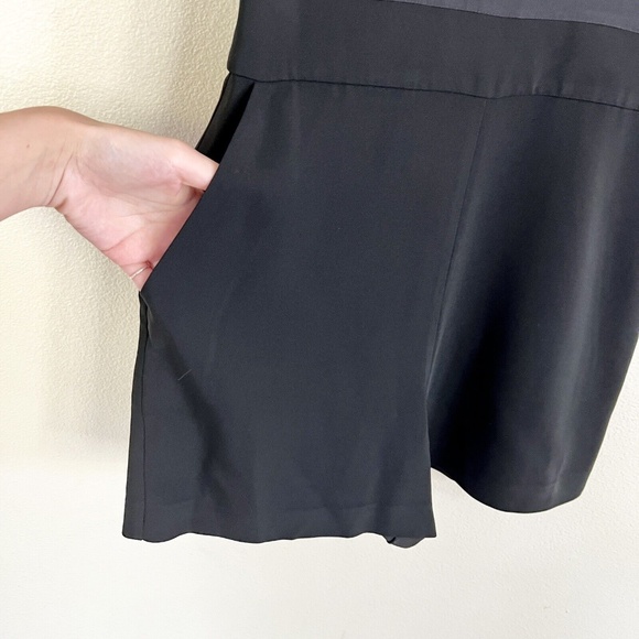 GWYN James Puff Sleeve Romper in Black - Picture 8 of 11